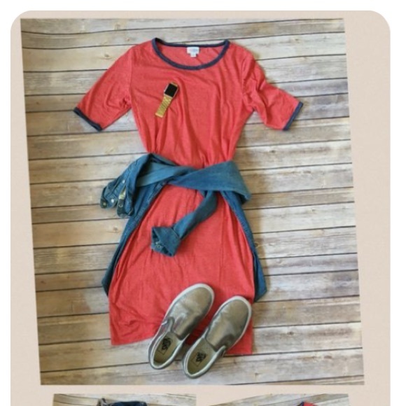 NWT LuLaRoe Julia Pullover Dress Size Medium - Picture 14 of 14